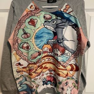 Women's Long Sleeve My Neighbor Totoro Sweatshirt